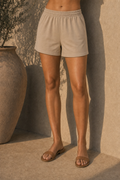 Bamboo Lounge Shorts soft taupe - SNOOLI