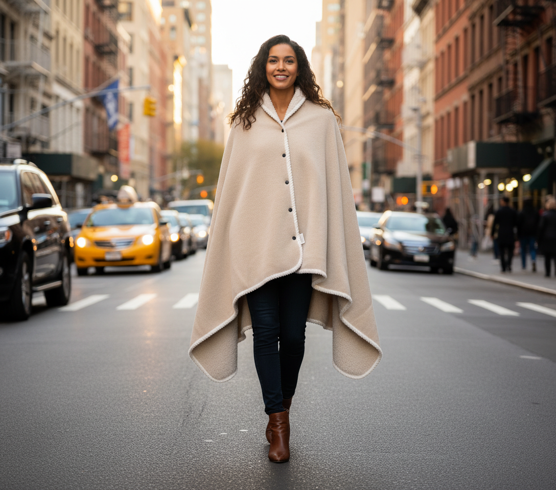 Cozy Chenille Blanket hoodie - VELOSA